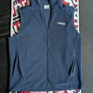 Columbia Navy Fleece Vest